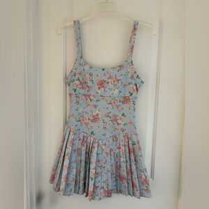 Peach Love California Floral Women’s Dress - S